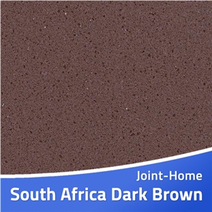 South Africa Dark Brown Light Quartz Stone Slabs