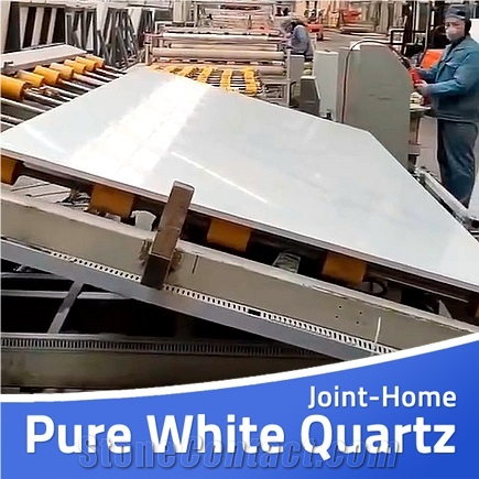 Stellar Super Pure Muscat White Zeus Quartz Slabs
