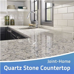 Viatera Lowes Gray Quartz Stone Kitchen Countertop