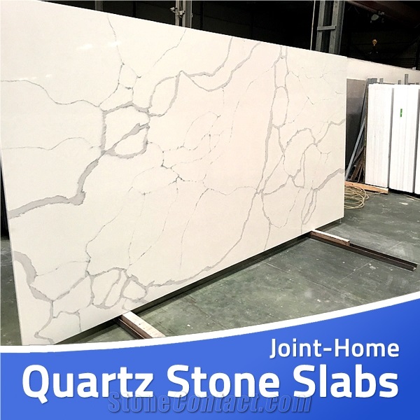 Vicostone Misterio Craigslist Calacatta Quartz White Slab from