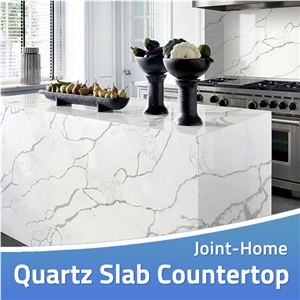 Zodiaq Veined Quartz Stone Kitchen Cabinet Worktop