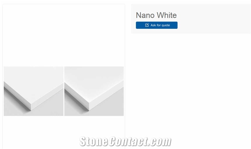 Nano White Crystallized Stone