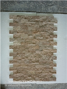 Noce Travertine Split Face 5x15 cm Stone Mosaic Tiles