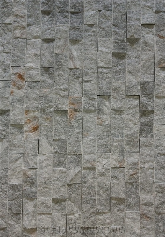 Silver Snake Marble Split Face 5x15cm Wall Tiles