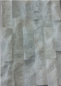 Smoky White Marble Split Face 5x15 cm Mosaic Tiles