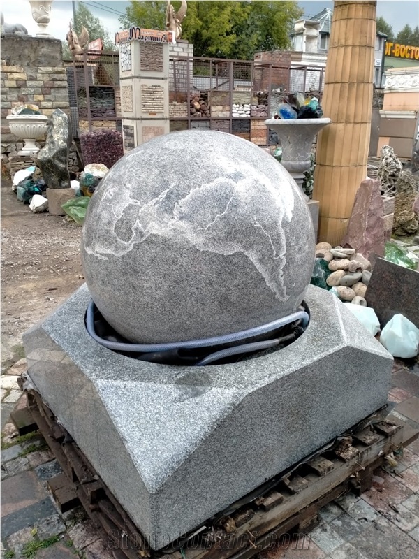 Granite Floating Ball Fountain