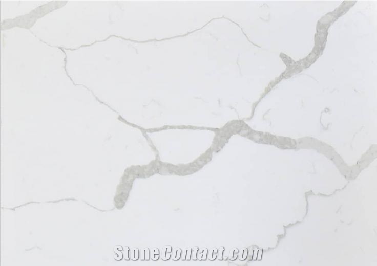 Shimmer Calacatta Quartz Stone