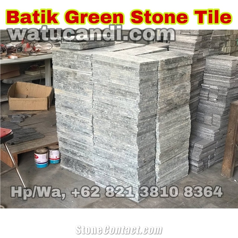 Bali Green Stone Batik Army