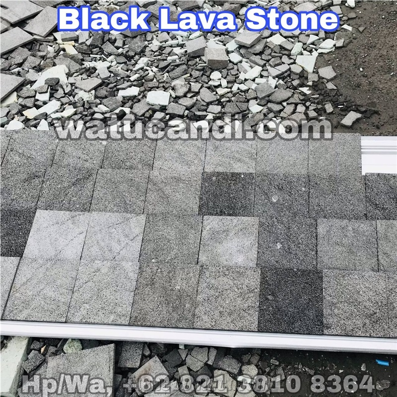 Black Lava Stone Temple Batu Candi Hitam Indonesia