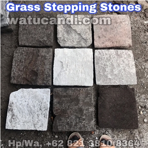 Paving Made from Original Indonesian Temple Stones