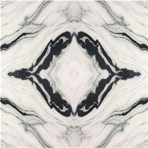 Panda White Marble Tiles & Slabs