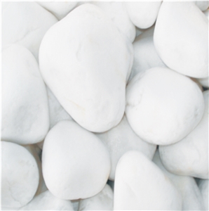 White Dolomite Pebble Stone, White Pebble