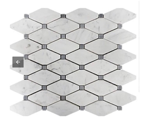 Afyon Honey Marble Mosaic Pattern Gk01m Marble Mosaic Tiles