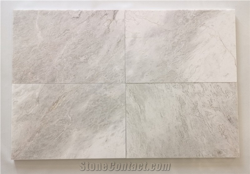 Silver White Marble Acid Washed Tiles