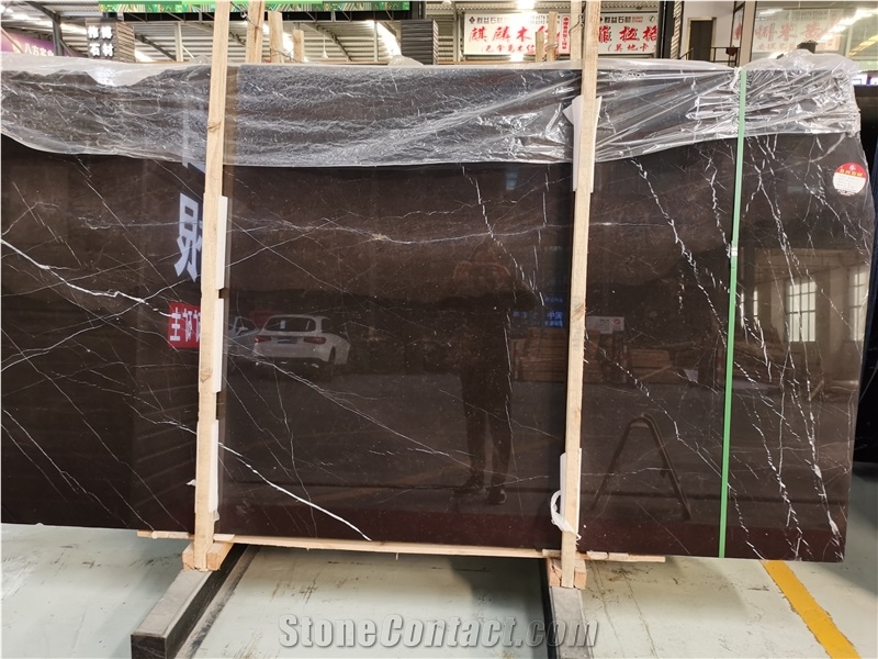 Black Marble White Vein Big Slabs Wall Covering