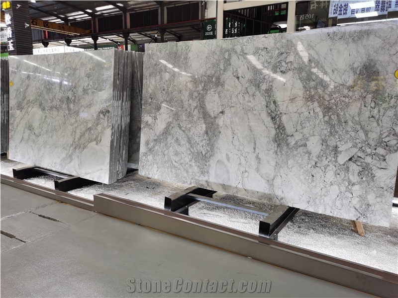 Calacata Grey Marble Large Qty for Flooring Instal