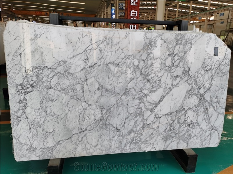 Carrara Ariston Snow White Marble Slabs Wall Tiles