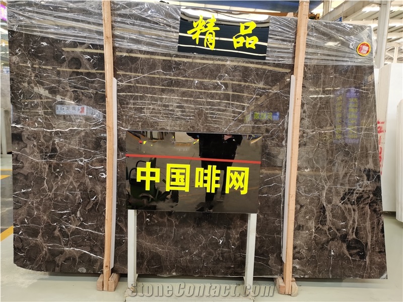 Cheap Chinese Emperador Brown Marble Slab Tiles