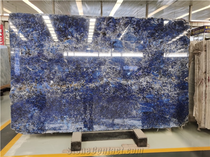 Dream Sapphire Blue Marble Wall Panel Covering
