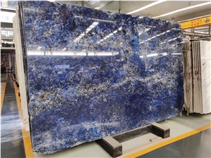 Dream Sapphire Blue Marble Wall Panel Covering