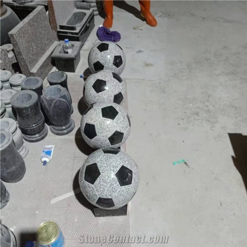 G603 China Grey Football Custom Monument Asseories