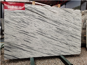 Galaxy White Marble Tiles & Slabs for Countertops