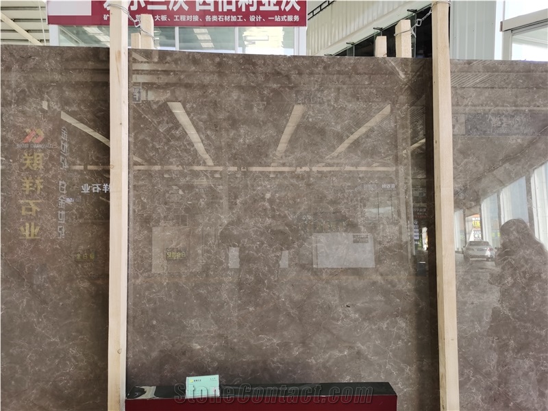 New China Dark Emperador Brown Marble Slabs Tiles
