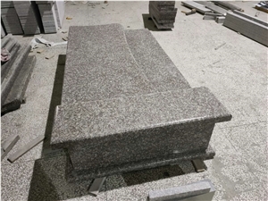 Poland Style G664 Granite Tombstone,Gravestone