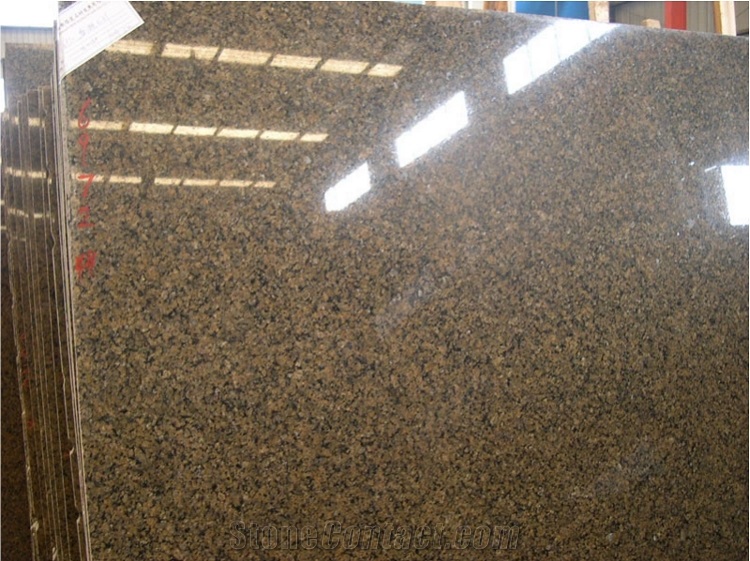 Tropical Brown Wall Covering Granite Floor Slabs