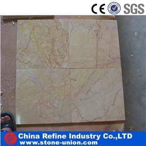 Chinese Guang Yellow Marble Flooring Pattern