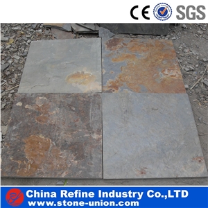 Chinese Riven Slate Tiles,Copper Rust Slate