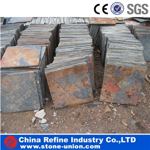 Chinese Riven Slate Tiles,Copper Rust Slate
