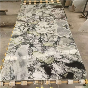 Chinese White Beauty Green Marble Wall Tiles