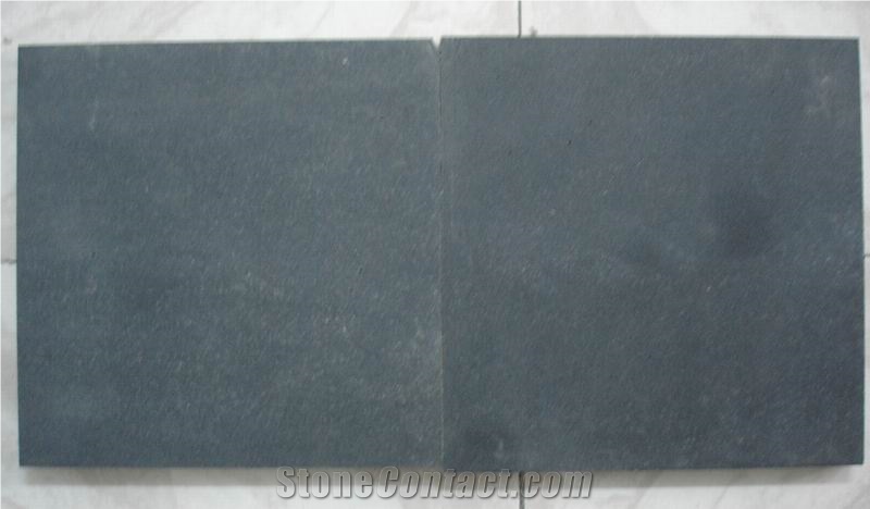 G649 Longhai Black Honed,Hainan Lava Stone Tiles