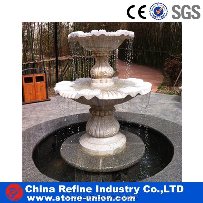 Garden Water Fountain,Marble Waterfall for Outdoor