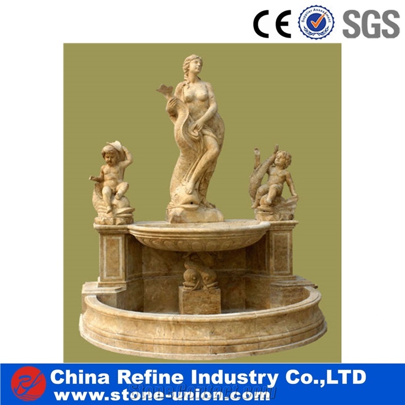 Garden Water Fountain,Marble Waterfall for Outdoor