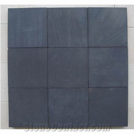 Honed Basalt,China Black Basalt Polished Tiles