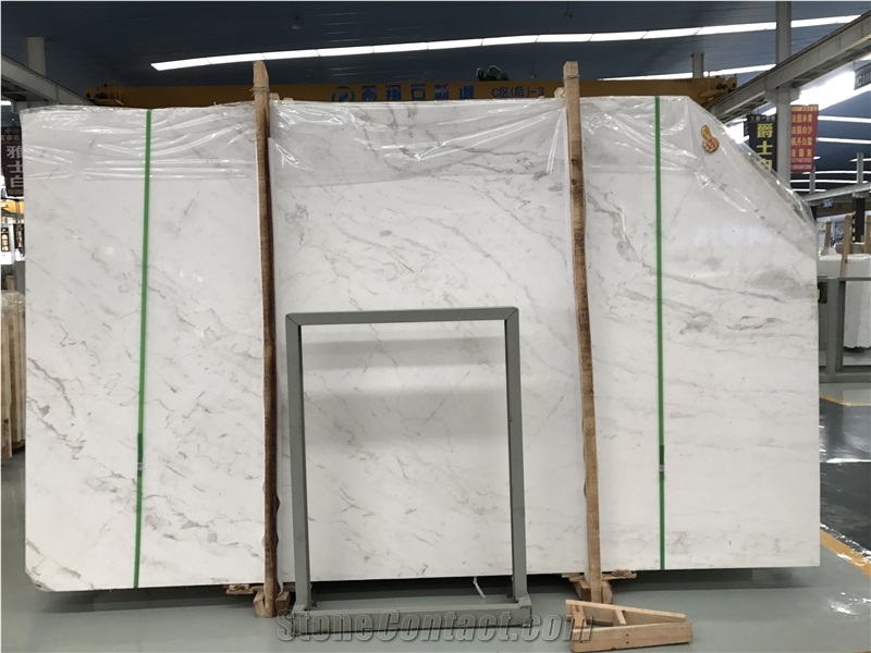 New Quarry Volaks White Marble Slabs & Tiles For Countertops