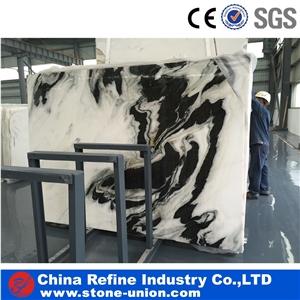 Panda White Marble Slabs and Tiles for Wall