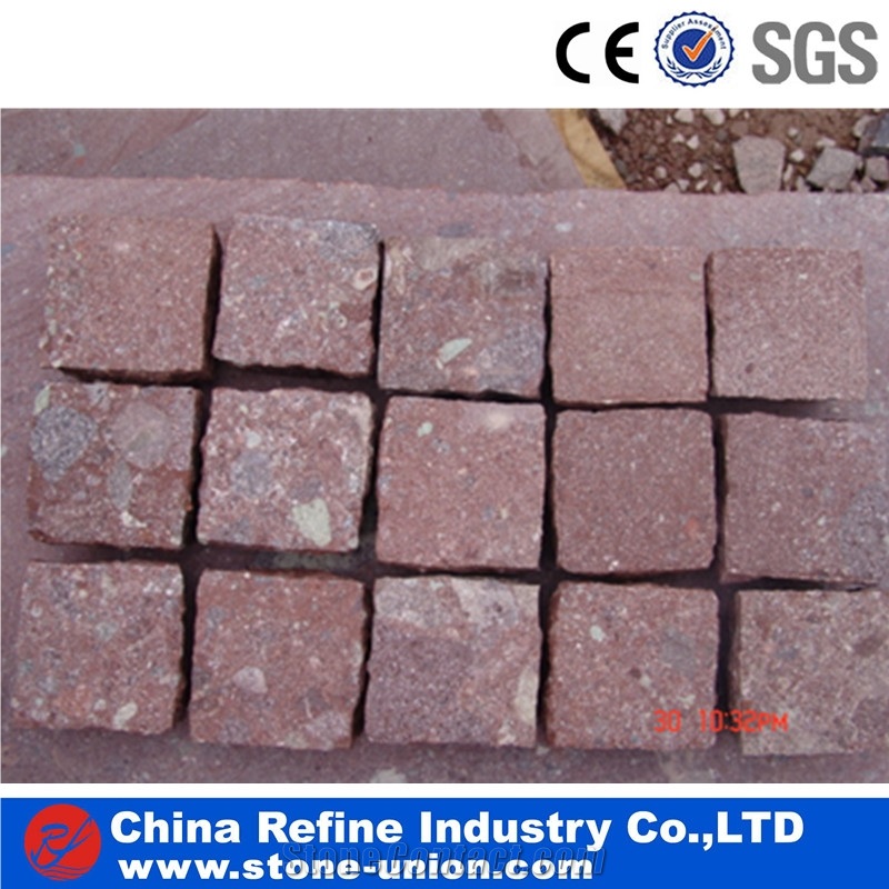 Red Porphyre Granite G652 Flooring Slabs & Tiles