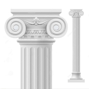 Stone House Column White Natural Marble Column