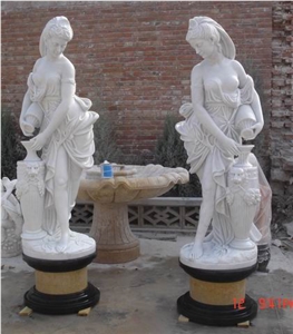 White Marble Human Sculpture, Statues,Head Statues