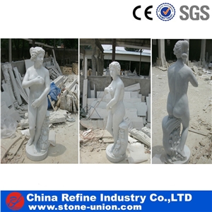 White Marble Statue,Garden Sculpture,Human Statue