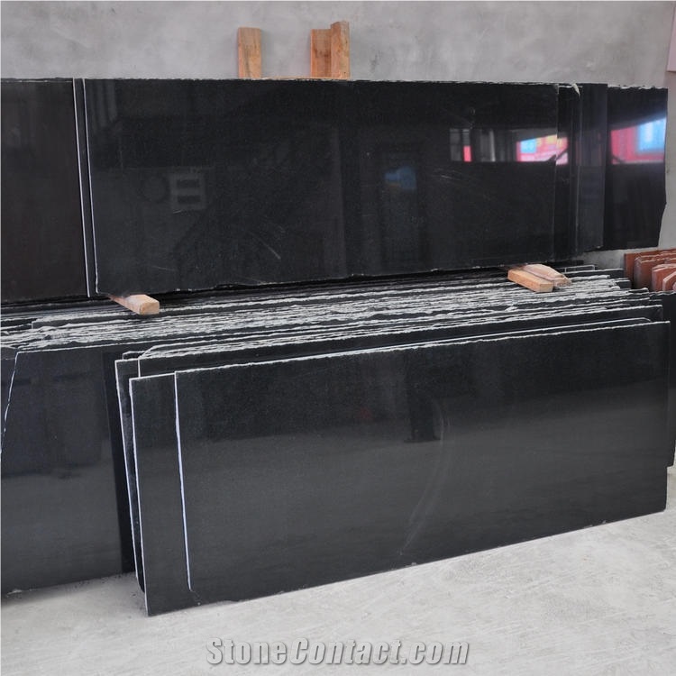 Oriental Black Granite for Countertop/Vanity Top