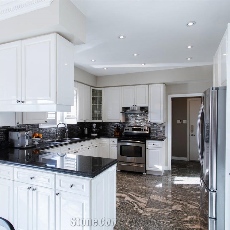 Oriental Black Granite for Countertop/Vanity Top