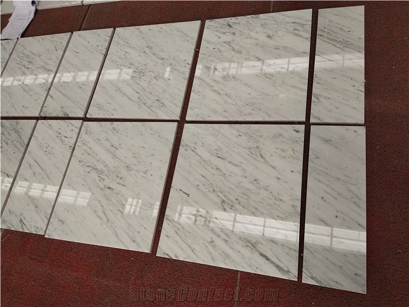 Carrara White Marble Floor Wall Slabs Tiles