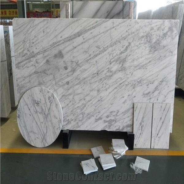 Bianco White/China Carrara White Marble
