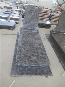Bahama Blue Granite Tombstone Monument Gravestone