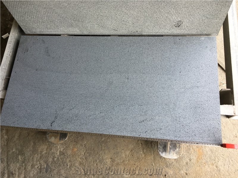 China Bluestone Black Basalt Lava Stonetiles