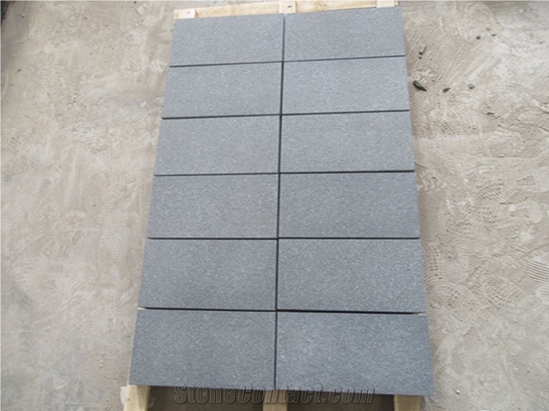 China Ken Black Granite Floor Wall Paving Tiles